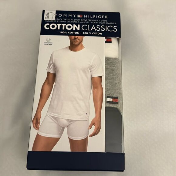 Tommy Hilfiger Tshirt Mens Medium 3 Pack - Picture 1 of 4